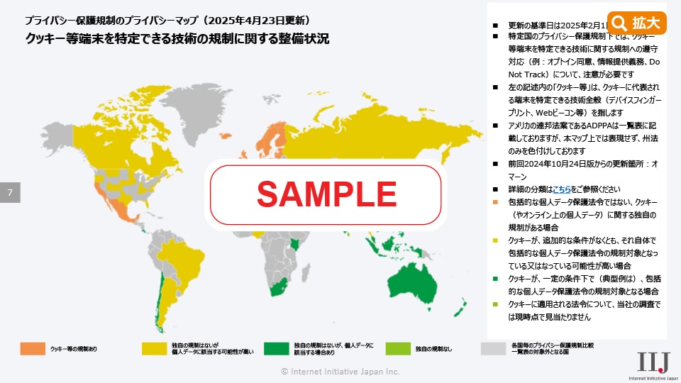 プライバシーマップ サンプル