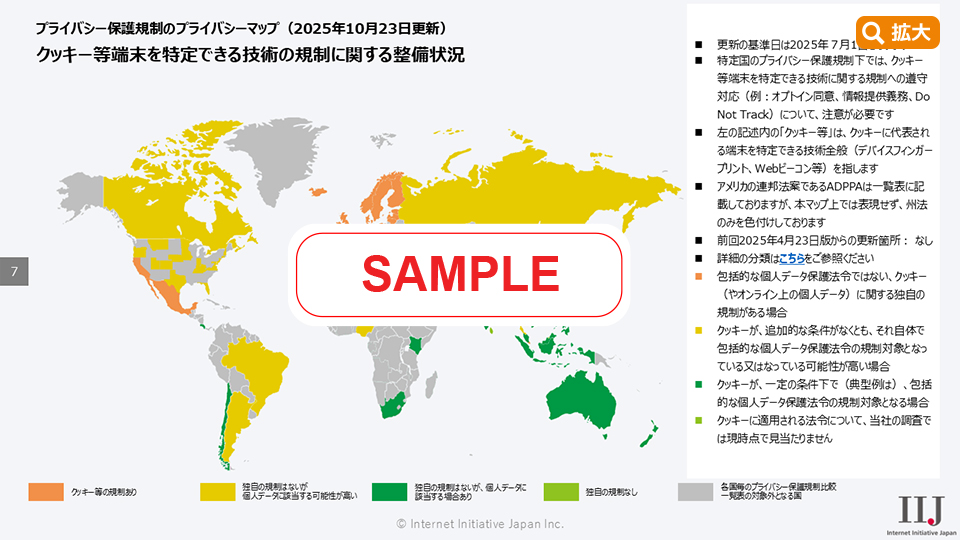 プライバシーマップ サンプル