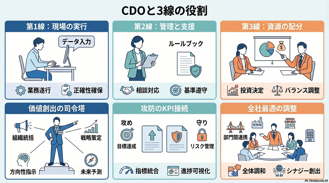 CDOと3線の役割