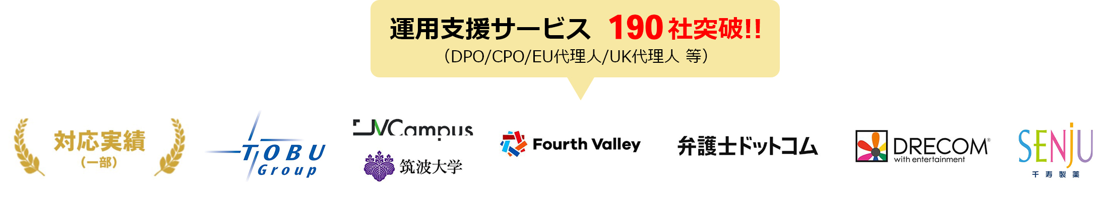 対応実績（一部）