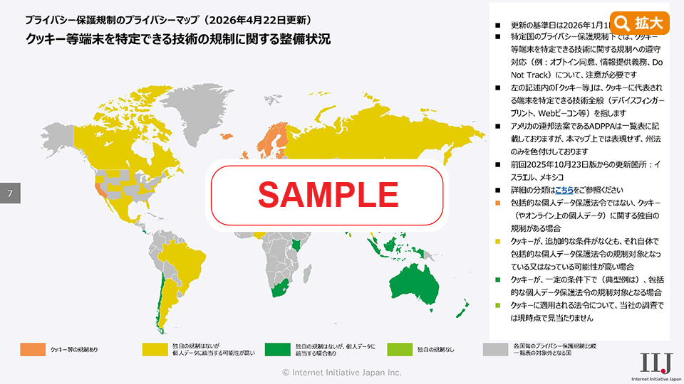 プライバシーマップ サンプル